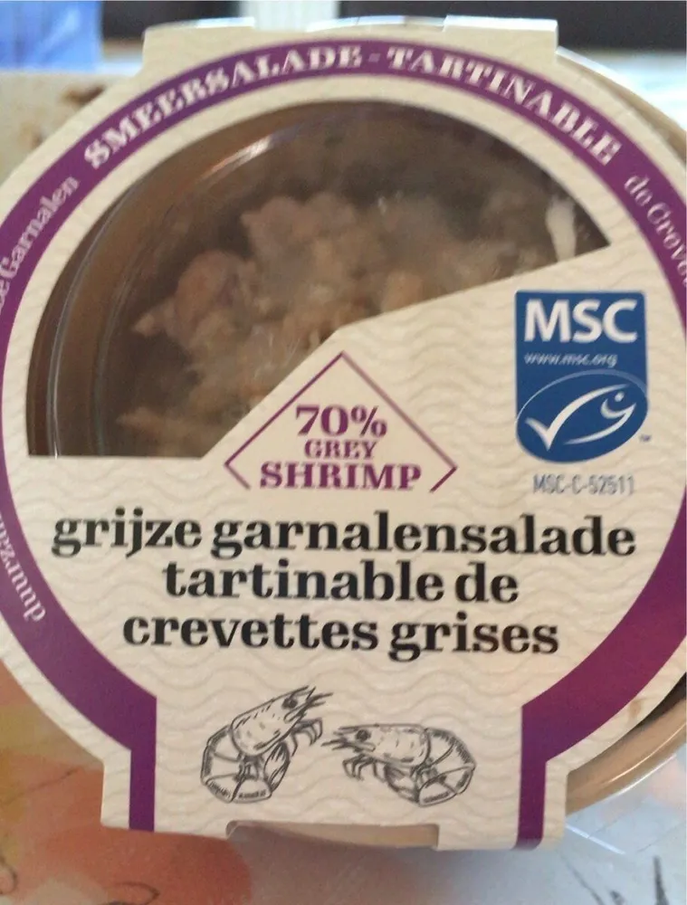 Tartinable de crevettes grises