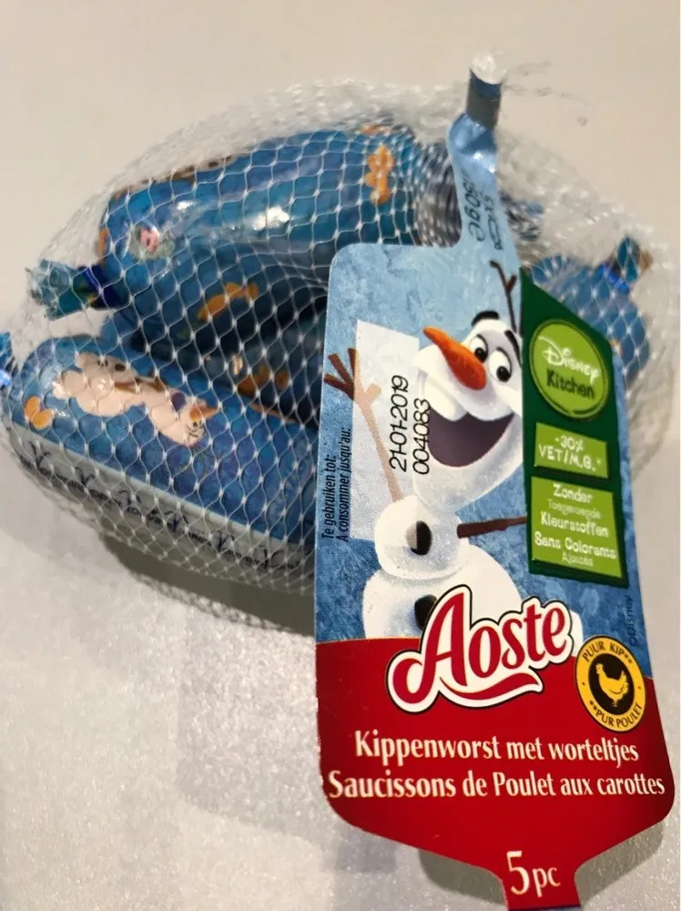 Aoste saucisson poulet carottes