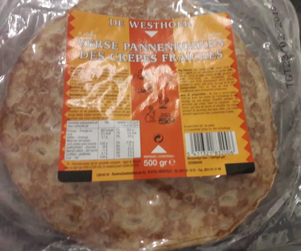 Crêpes fraîches