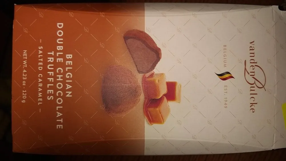 Belgian Double Chocolate Truffles - salted caramel