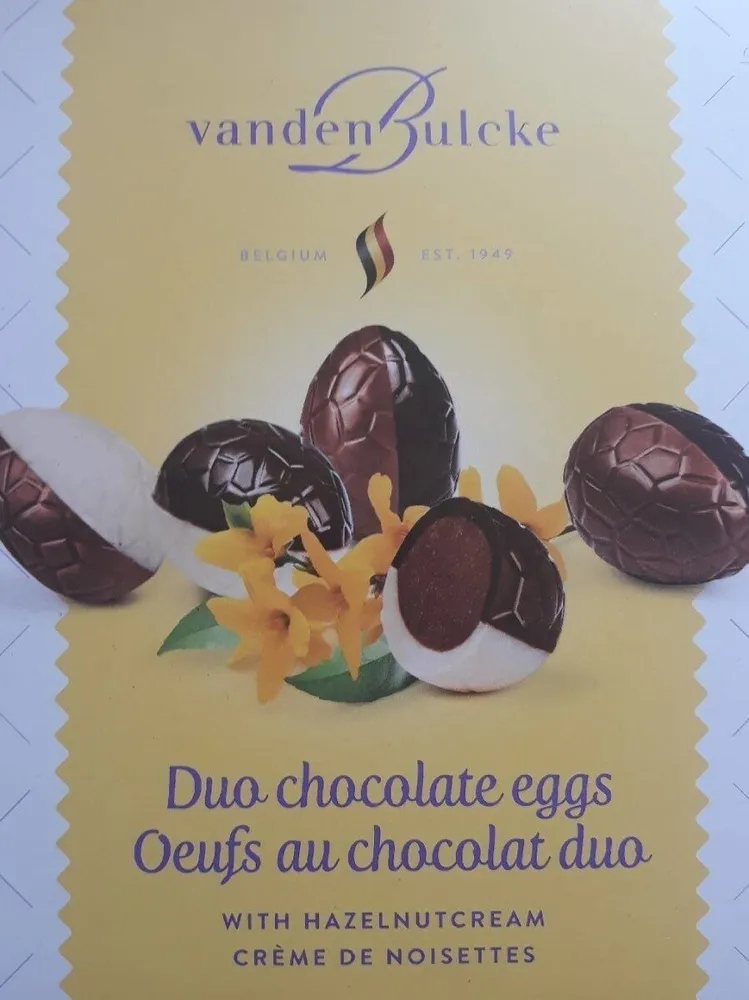 Duo chocolate eggs