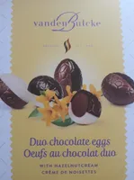 Duo chocolate eggs