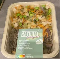 Bami goreng poulet - oeuf nouilles de soba