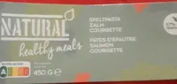Pâtes d'épeautre saumon courgette