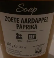 Zoete aardappel paprikasoep