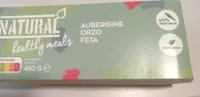 Aubergine orzo feta