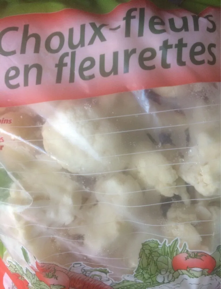 Choux fleurs en fleurettes