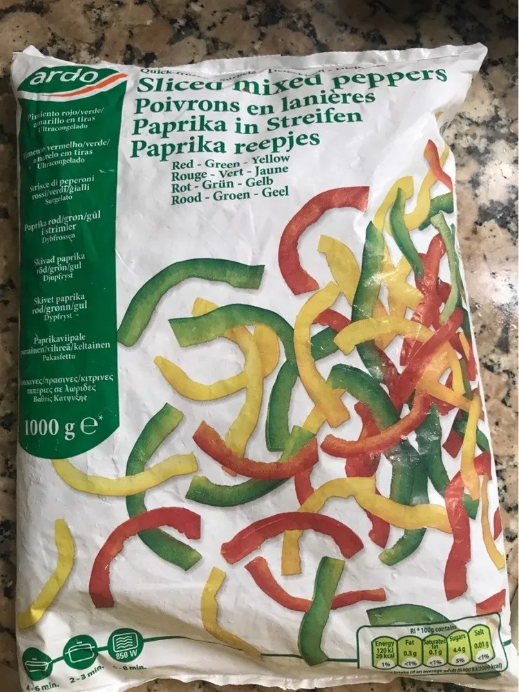 Sliced Mixed Peppers