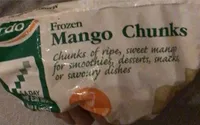 Frozen mango chunks