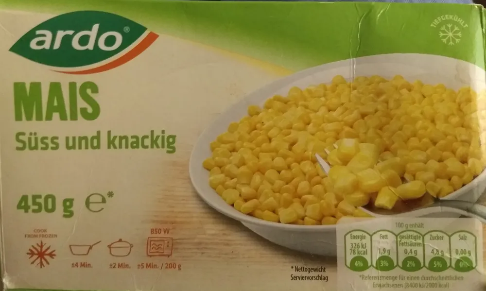 Gemüse Mais