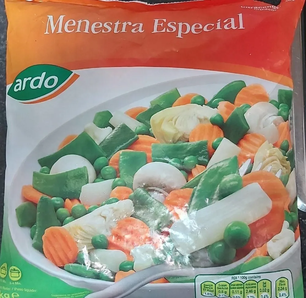 Menestra especial ultracongelada