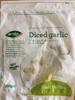 Diced garlic