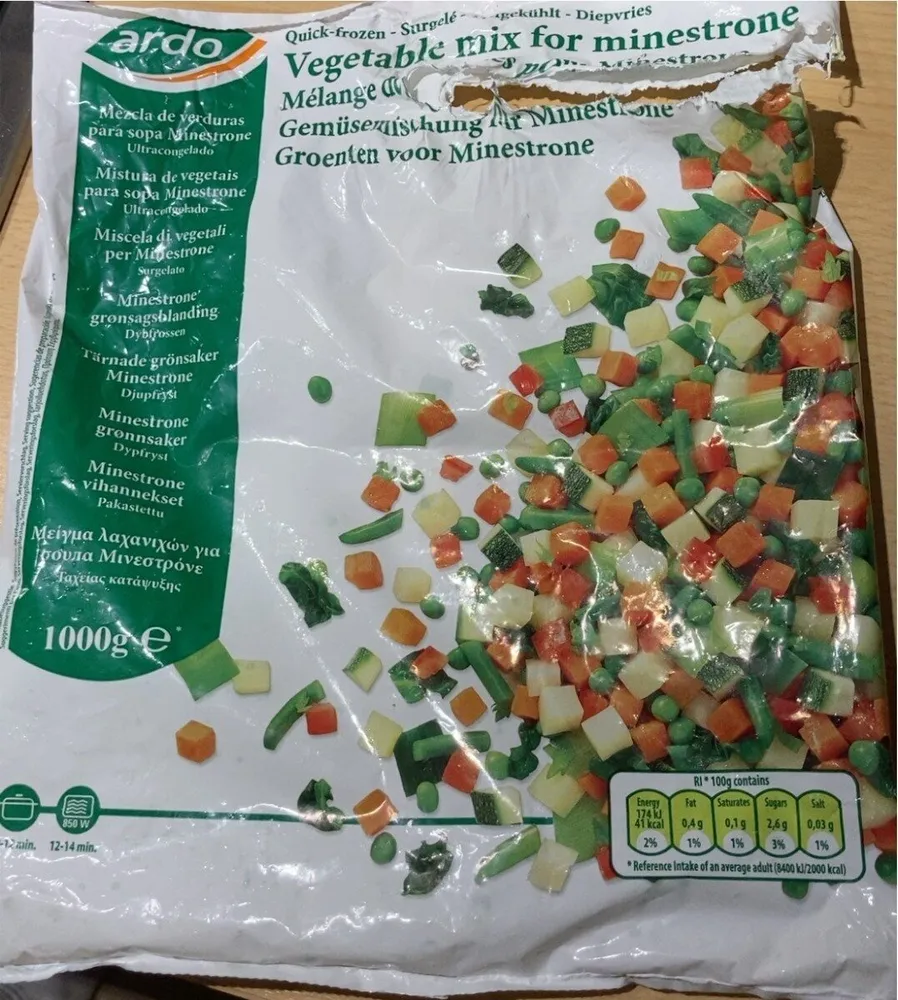 Melange de legumes pour minestrone