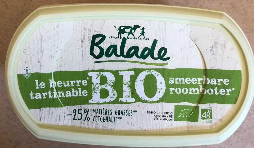 Beurre tartinable Bio