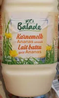 Lait battu - goût ananas 0,4%MG
