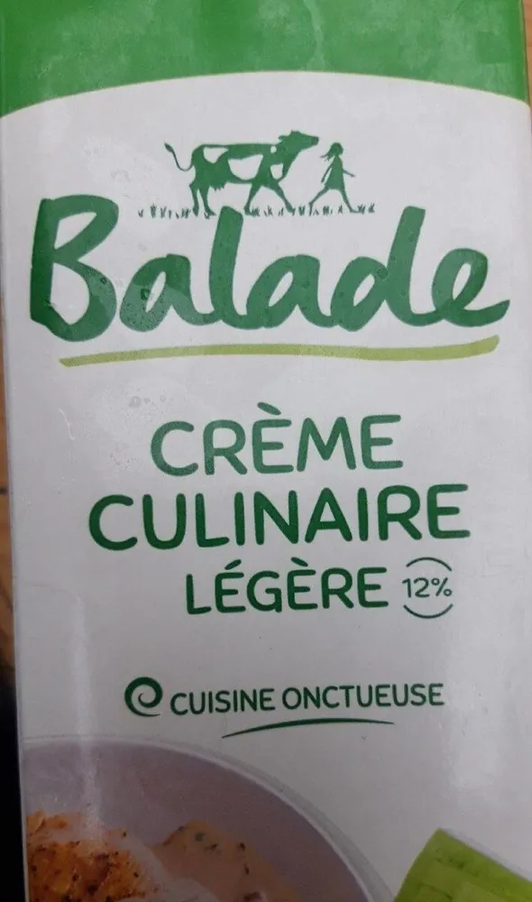 crème culinaire légère 12%