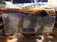 Gaufres nappées de cacao