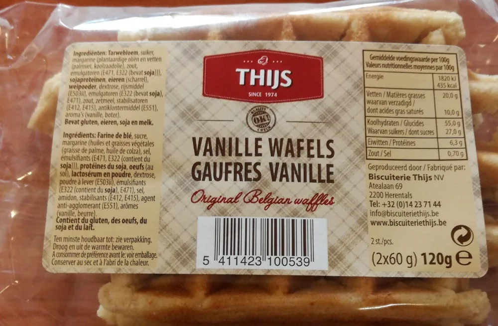 Gauffres Vanille