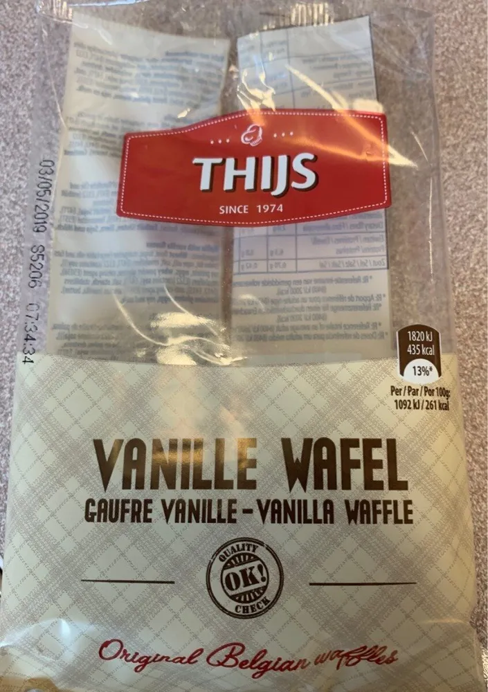 Vanille wafel