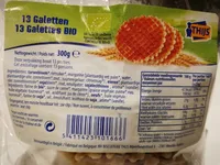 13 galettes bio