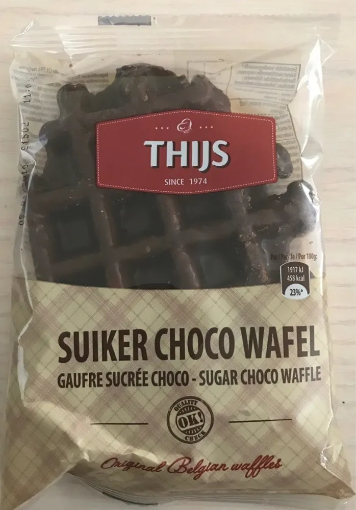 Suiker choco wafel
