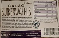 Cacao suikerwafels