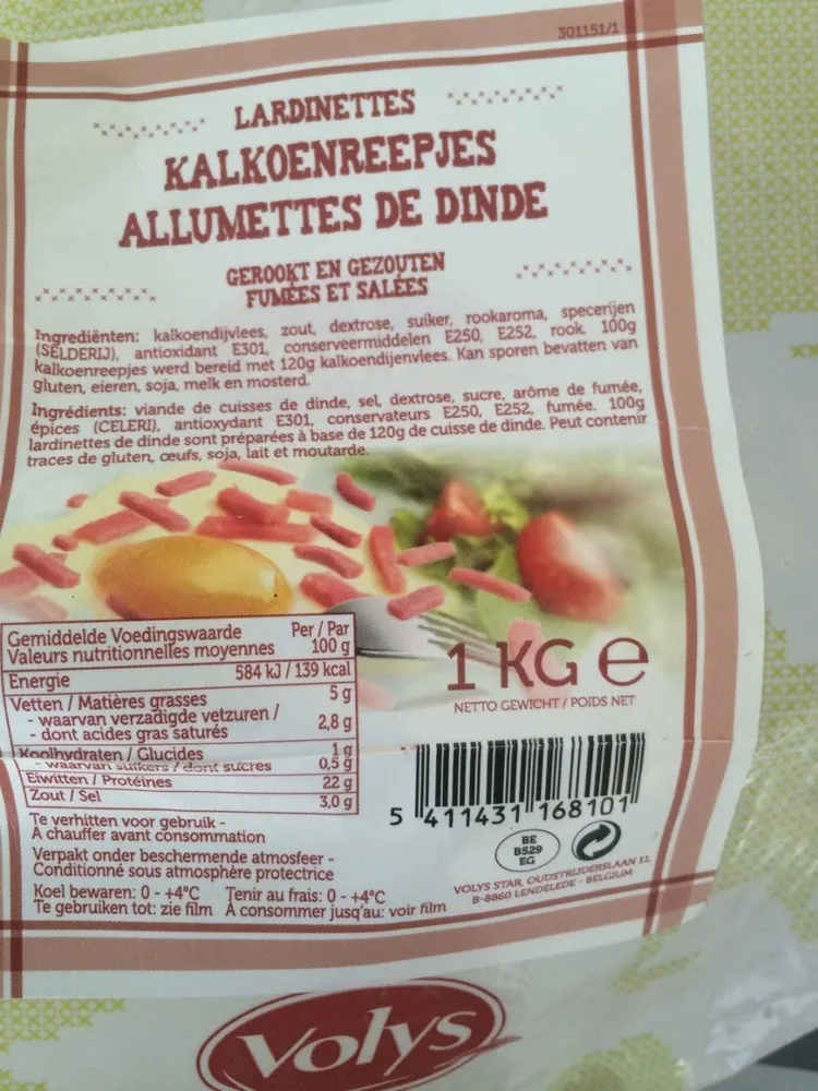 Allumettes de dinde