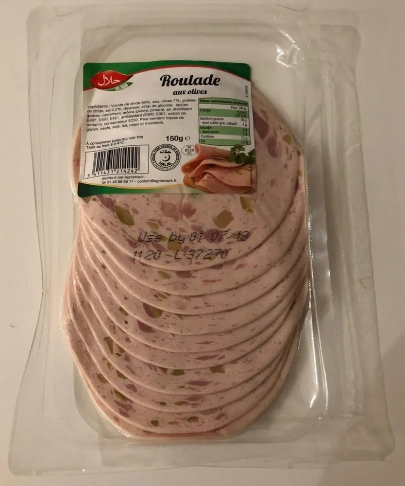 Roulade de volaille Halal Olives