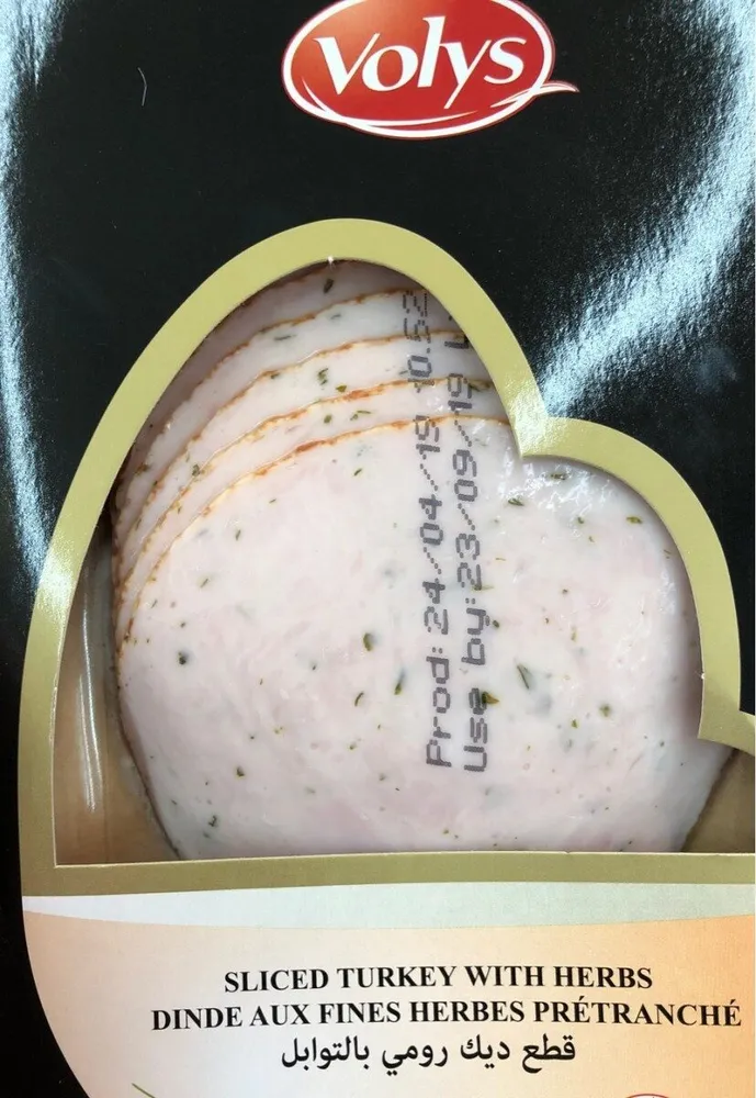 Volys Sliced Turkey Breast With Herbs