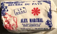 Beurre du pays la rose