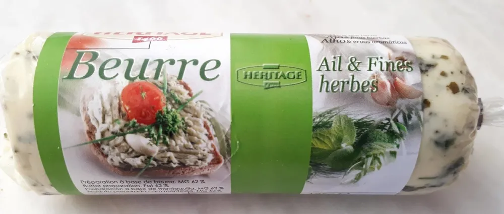 Beurre ail et fines herbes