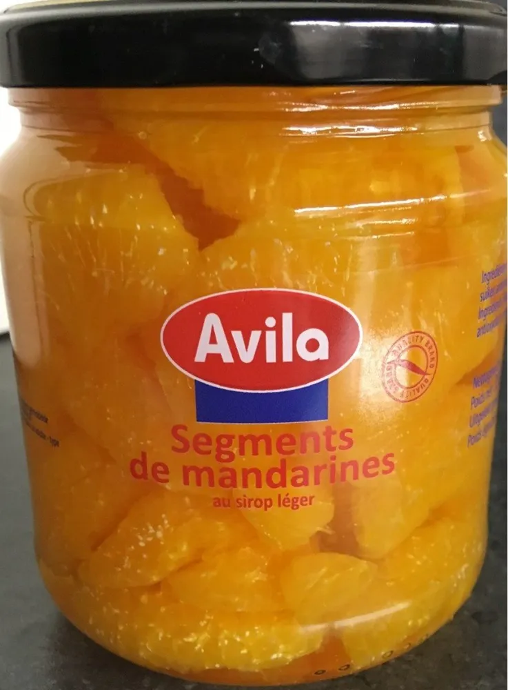 Mandarines en quartiers