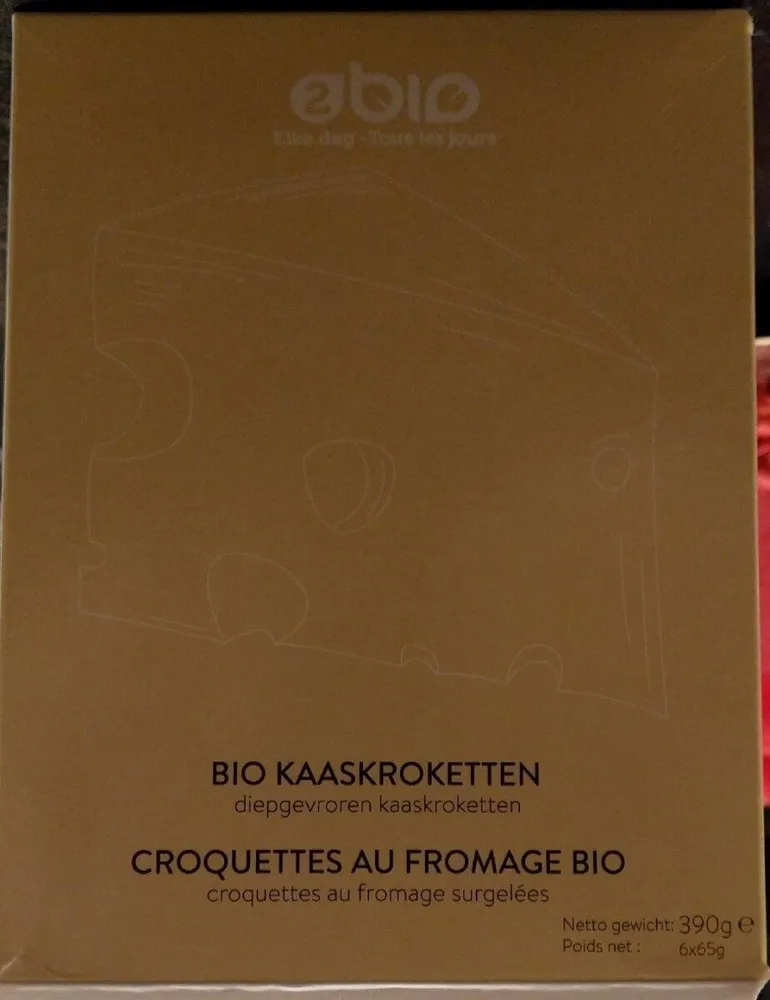 Croquettes au fromage bio
