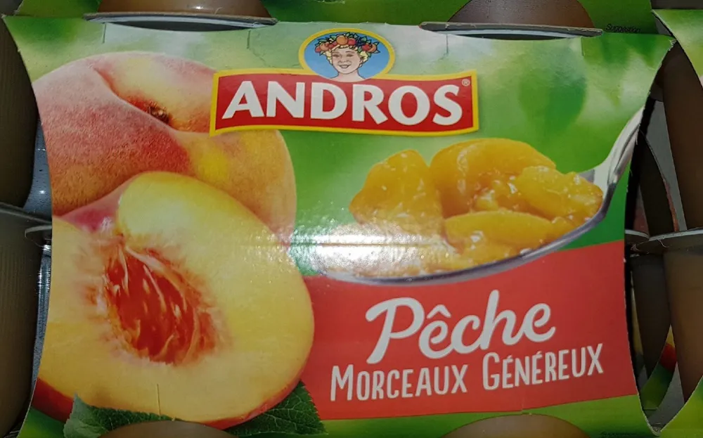 Délice pêche 2/2 100g Andros