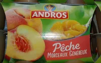 Délice pêche 2/2 100g Andros