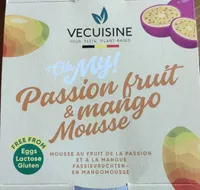 Oh My passion fruit & mango mousse
