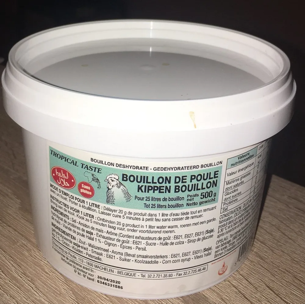 Bouillon de poule Kippen bouillon
