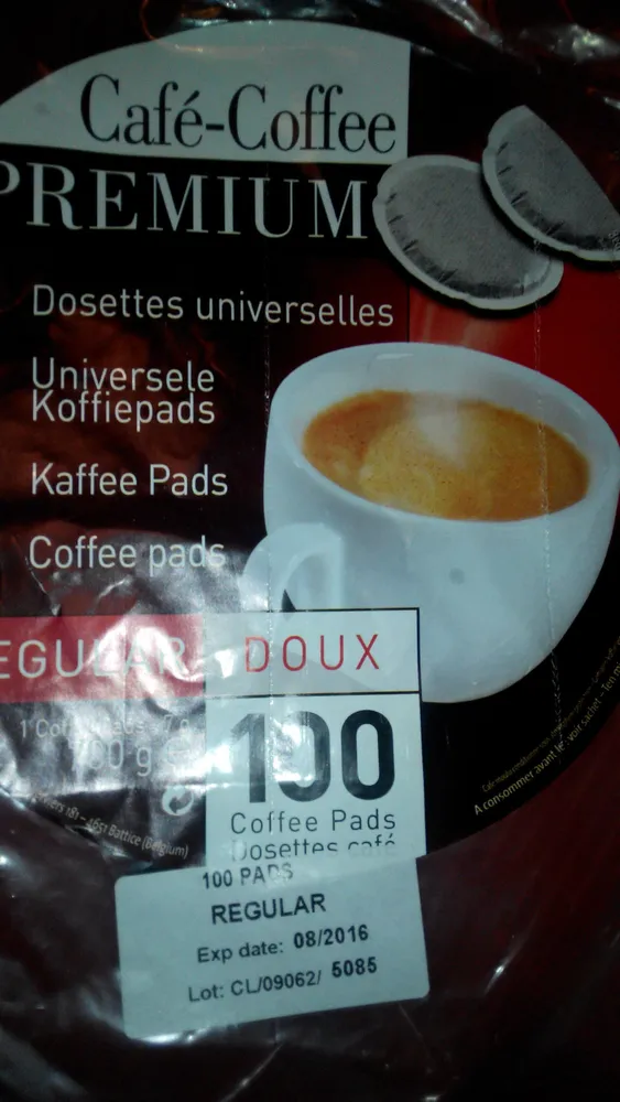 Dosettes café doux