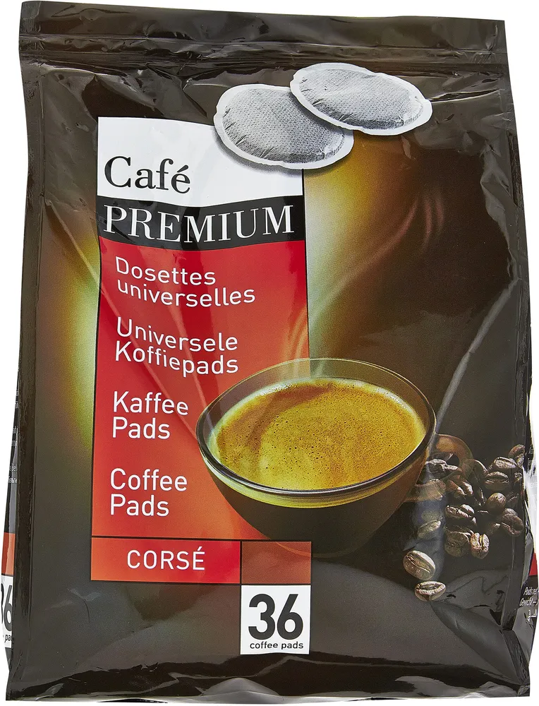 Café dosettes corsé