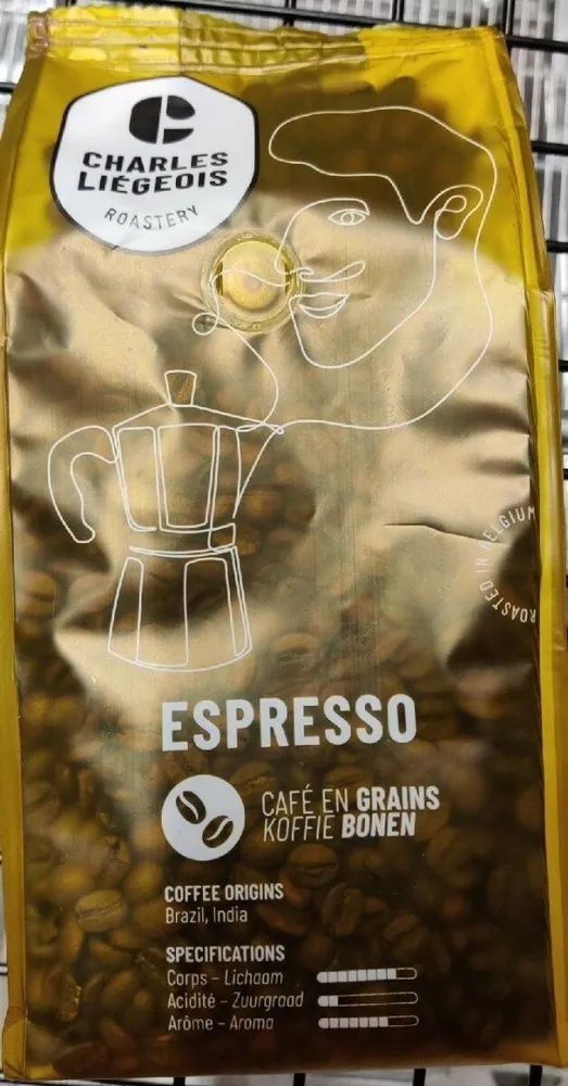 Café en grain Charles liégeois