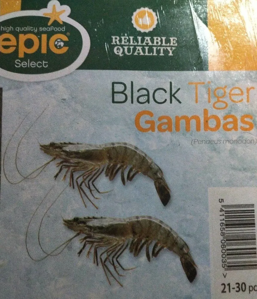 Gambas Black Tiger