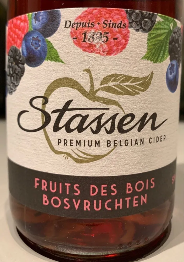 Stassen Cider Bosvruchten 5% 75 CL Fles