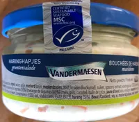 Bouchées de hareng macedoine