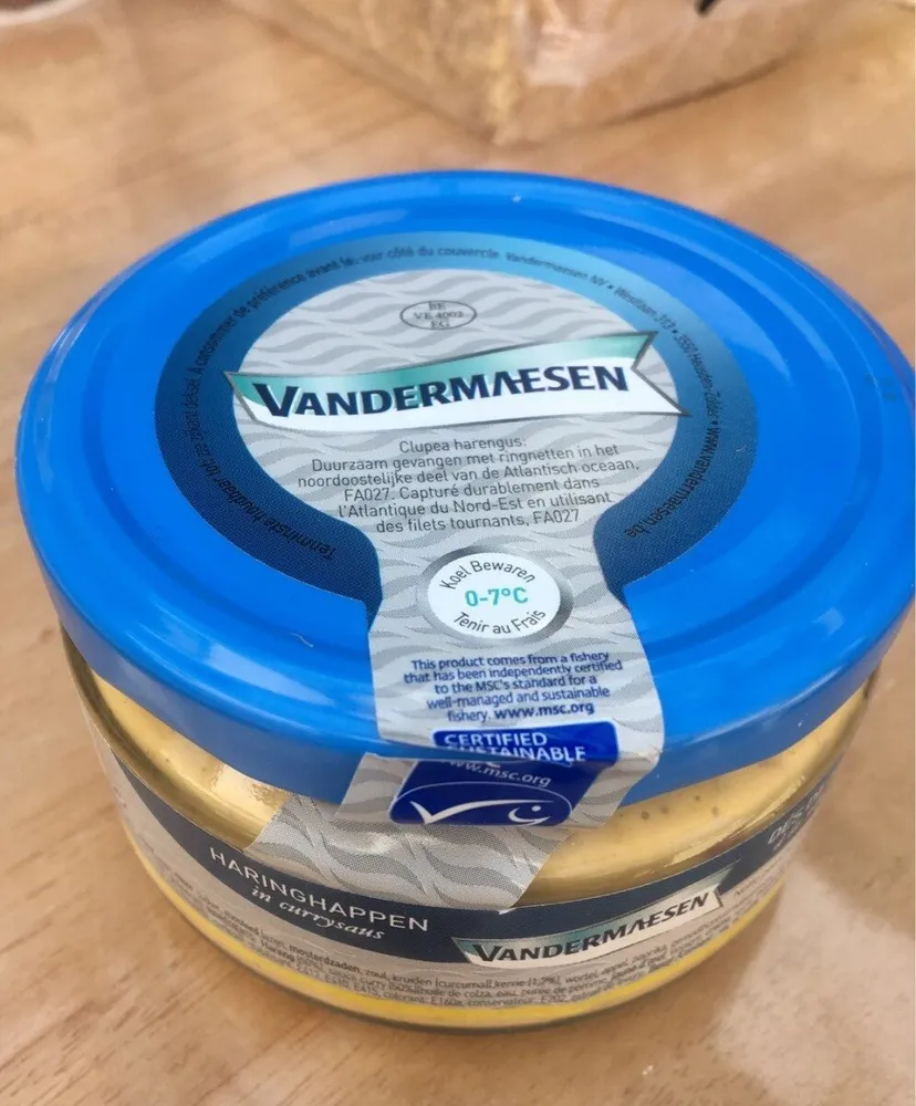 Des de hareng sauce curry