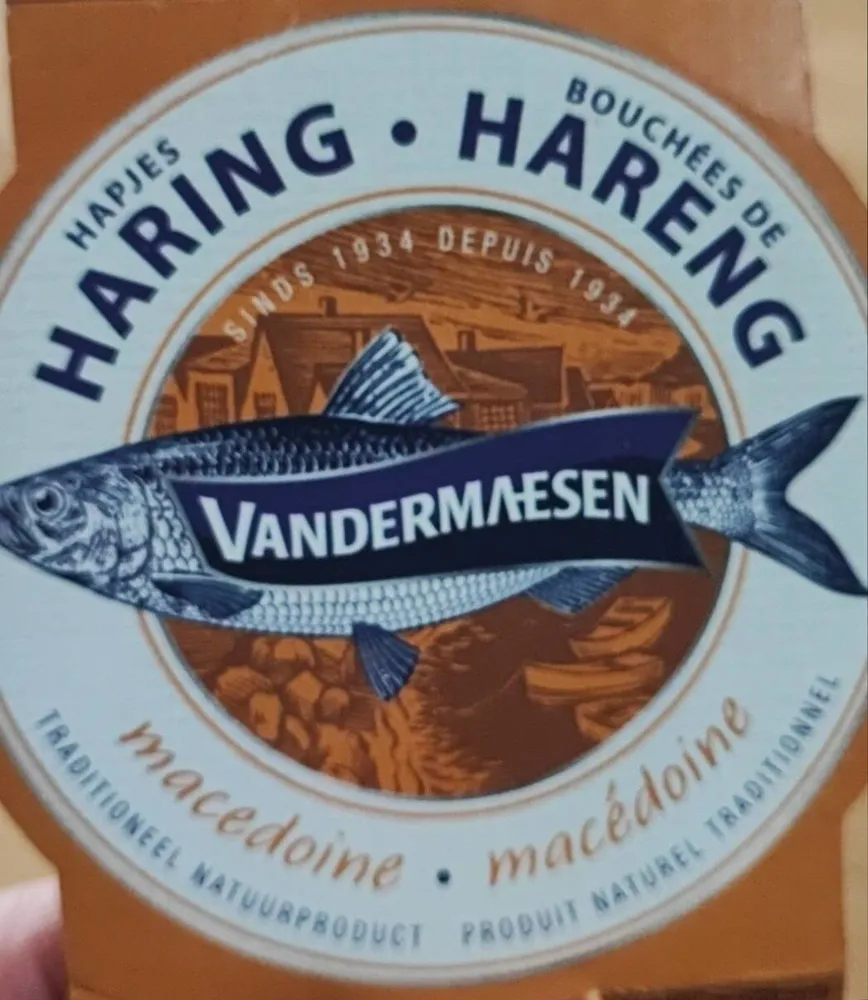 Bouchées de hareng Macédoine