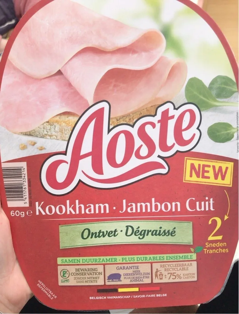 Jambon cuit - Dégraissé