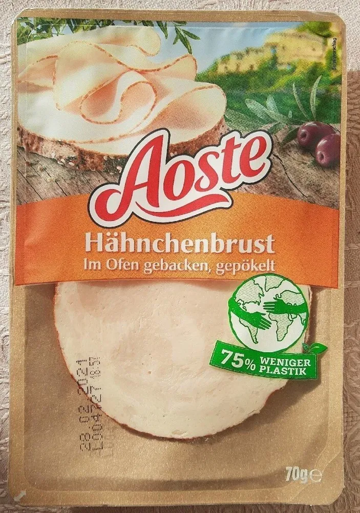Hähnchenbrust im Ofen gebacken, gepökelt