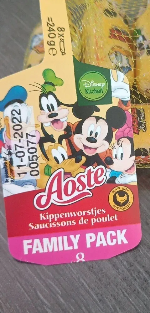 Saucissons de poulet