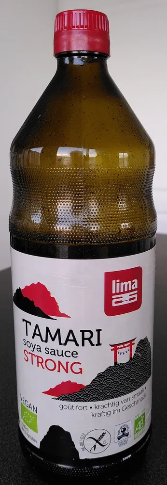 Tamari soya sauce strong