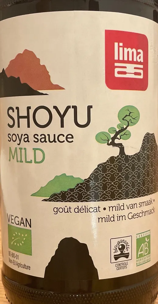 Sauce de soja shoyu mild